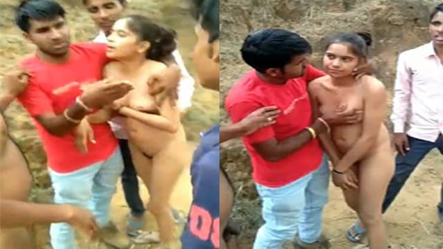Slim Girl Outdoor Group Caught Sex